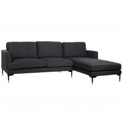 Sofa-bed chair DKD Home Decor Gray Metal 250 x 160 x 85 cm