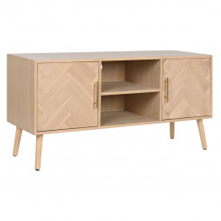 TV furniture Home ESPRIT Natural Paulownia wood Wood MDF 120 x 40 x 60 cm
