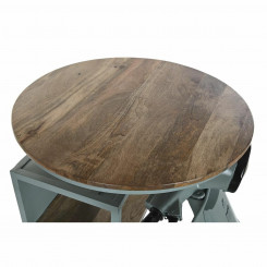 Table DKD Home Decor Blue Brown Aluminium Green Iron Mango wood (116 x 72 x 110 cm)