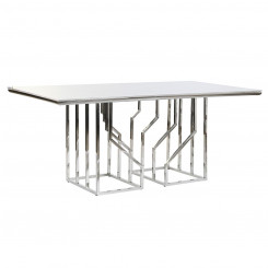 Обеденный стол DKD Home Decor Silver Crystal Steel (180 x 90 x 75 см)