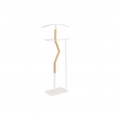 Hat stand DKD Home Decor Natural Wood Steel White (48 x 20 x 106,5 cm)
