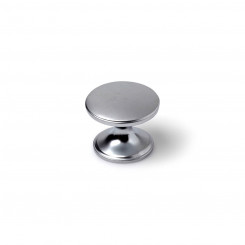 Doorknob Rei 756 Circular Matt Chromed Silver Metal 4 Units (Ø 33 x 27 mm)