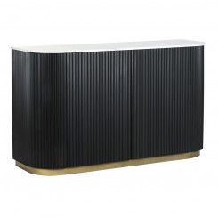 Комод DKD Home Decor Черный Металл Мрамор (140 x 40 x 82 см)
