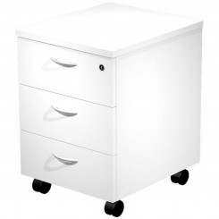 Chest of drawers Artexport Presto With wheels White Melamin (43 x 52 x 59,5 cm)