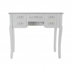 Письменный стол DKD Home Decor Wood Белый МДФ Дерево (90 x 40 x 78 см)