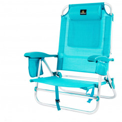 Складной стул с охладителем Textiline Coral 55 x 24 x 63 см Бирюзовый
