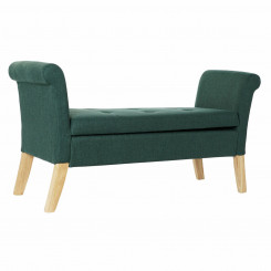Bench DKD Home Decor 8424001795512 Natural Wood Polyester Green (130 x 44 x 69 cm)