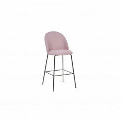 Stool DKD Home Decor Pink Polyester Metal (55 x 50 x 110 cm)