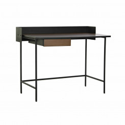 Desk DKD Home Decor Black Metal Mango wood (103 x 57 x 81 cm)
