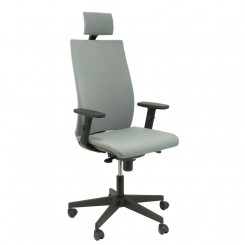 Офисный стул с изголовьем Almendros P&C B201RFC Серый Полиамид