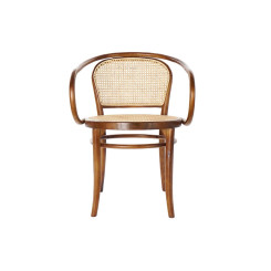 Обеденный стул DKD Home Decor Коричневый ротанг Древесина вяза (58 x 58 x 79.5 cm)