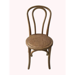 Dining Chair DKD Home Decor Rattan Elm wood (43 x 44 x 89 cm)