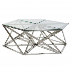 Приставной столик DKD Home Decor Crystal Steel (6 шт) (137,5 x 120,5 x 45,4 см)