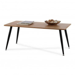Centre Table Black Wood Brown Metal Melamin MDF Wood (60 x 45 x 110 cm)