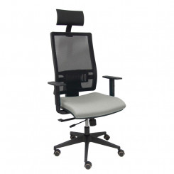 Office Chair with Headrest P&C Horna Traslack bali Light grey