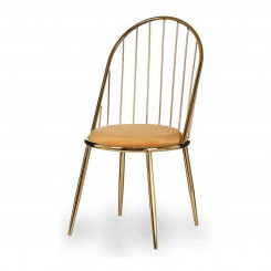 Chair Golden Bars Mustard Polyester Iron (48 x 95,5 x 48 cm)