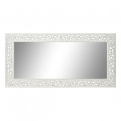 Настенное зеркало DKD Home Decor Белый Кристалл МДФ Дерево (160 x 2,5 x 80 см)