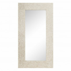Wall mirror 186 x 7 x 100 cm White Shell
