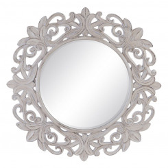 Настенное зеркало 122,7 x 4,8 x 122,7 см Crystal White Полиуретан