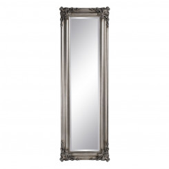 Mirror 46 x 6 x 147 cm Crystal Wood Silver