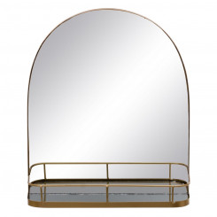 Wall mirror 40 x 12 x 46,5 cm Golden Metal