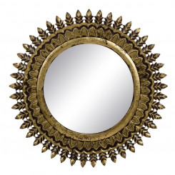 Зеркало настенное 78 х 1,75 х 78 см Золотой ДМФ