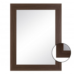 Зеркало настенное 64 х 1,5 х 86 см Коричневое ДМФ