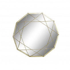 Настенное зеркало DKD Home Decor 50 x 5 x 52 см Crystal Golden Iron