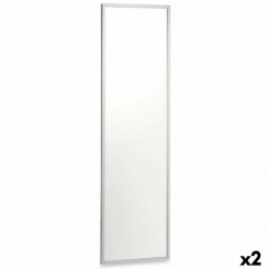 Wall mirror Silver MDF Wood 40 x 142,5 x 3 cm (2 Units)