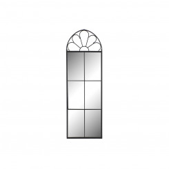 Seinapeegel DKD Home Decor Black Iron Window 55 x 2 x 169 cm