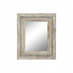Настенное зеркало Home ESPRIT White Wood 100 x 5 x 120 см