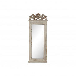 Wall mirror DKD Home Decor Wood White Traditional (47 x 6.5 x 119 cm)