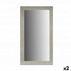 Настенное зеркало Дерево Белое Стекло (75 х 136 х 1,5 см) (2 шт.)