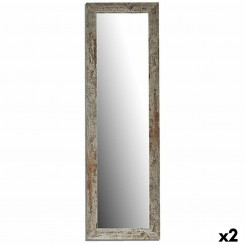 Зеркало настенное Harry White Wood Glass 40,5 x 130,5 x 1,5 см (2 шт.)