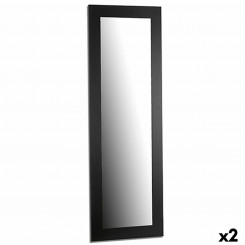 Настенное зеркало Black Wood Glass 52,5 x 154,5 x 1,5 см (2 шт.)