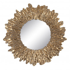 Wall mirror Golden Crystal Iron 75 x 5 x 75 cm