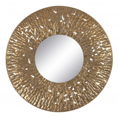 Wall mirror Golden Crystal Iron 76.5 x 7 x 76.5 cm