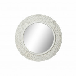 Настенное зеркало DKD Home Decor White Crystal Wood МДФ (115 x 2,5 x 115 см)
