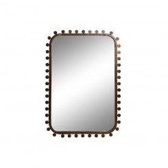 Настенное зеркало Home ESPRIT Black Gold Crystal Wood МДФ Неоклассика 44 x 2,5 x 64 см