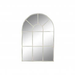 Настенное зеркало DKD Home Decor 82 x 2,5 x 122 см Металл Белый Винтаж Окно