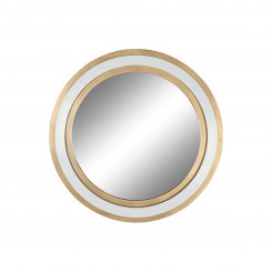Настенное зеркало Home ESPRIT White Gold Crystal Iron 108 x 5,5 x 108 см