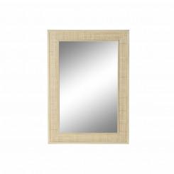Wall mirror DKD Home Decor Multicolor Natural Wood Vintage Scandi 70.5 x 2.5 x 100.5 cm