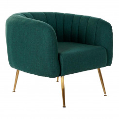 Кресло DKD Home Decor 8424001795475 Позолоченный Металл полиэстер Зеленый (81 x 75 x 73 cm)