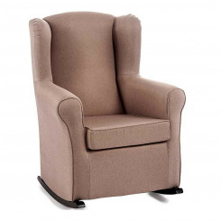 Кресло Кресло-качалка Бежевый полиэстер древесина сосны (70 x 97 x 75 cm)