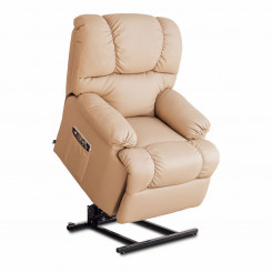 Lifter Armchair With Massager Astan Hogar Light brown Synthetic Leather