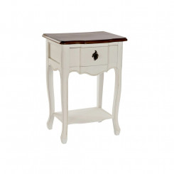 Вспомогательный столик DKD Home Decor Белый Коричневый (47.5 x 36 x 68 cm)