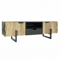 Мебель под телевизор DKD Home Decor Черная металлическая акация (165 х 40 х 50 см)