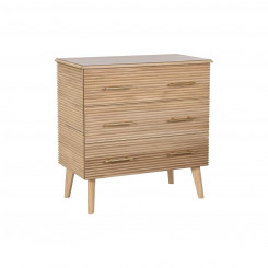 Chest of drawers DKD Home Decor 77 x 40 x 76 cm 75 x 40 x 76 cm Scandi Golden Light brown MDF Wood
