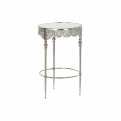 Приставной столик DKD Home Decor Зеркало Серебристый Металл (39 x 39 x 61 см)