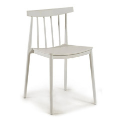 Dining Chair ‎S3600661 White Plastic (49 x 65 x 45 cm) (49 x 78 x 45 cm)